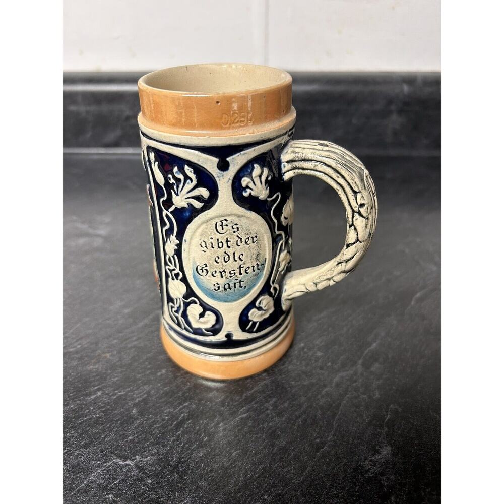 Vintage Germany Beer Stein, Eckhardt and Engle Stoneware Stein